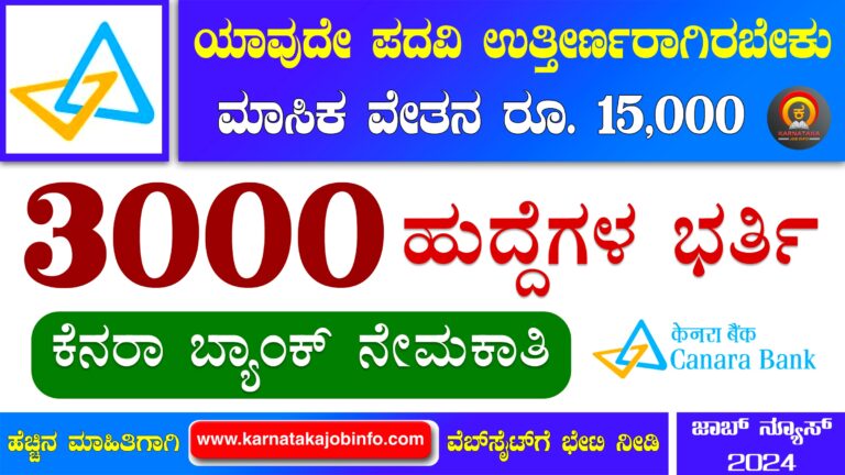 Canara Bank Apprentice Recruitment 2024