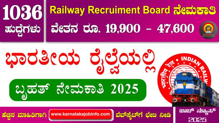 RRB Ministerial And Isolated Categories Recruitment 2025