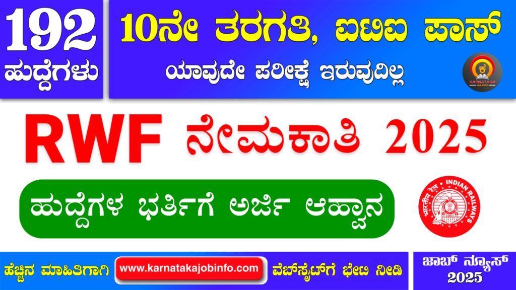 RWF Apprentice Recruitment 2025