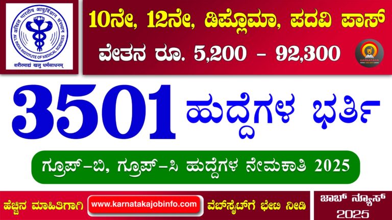 AIIMS Recruitment 2025
