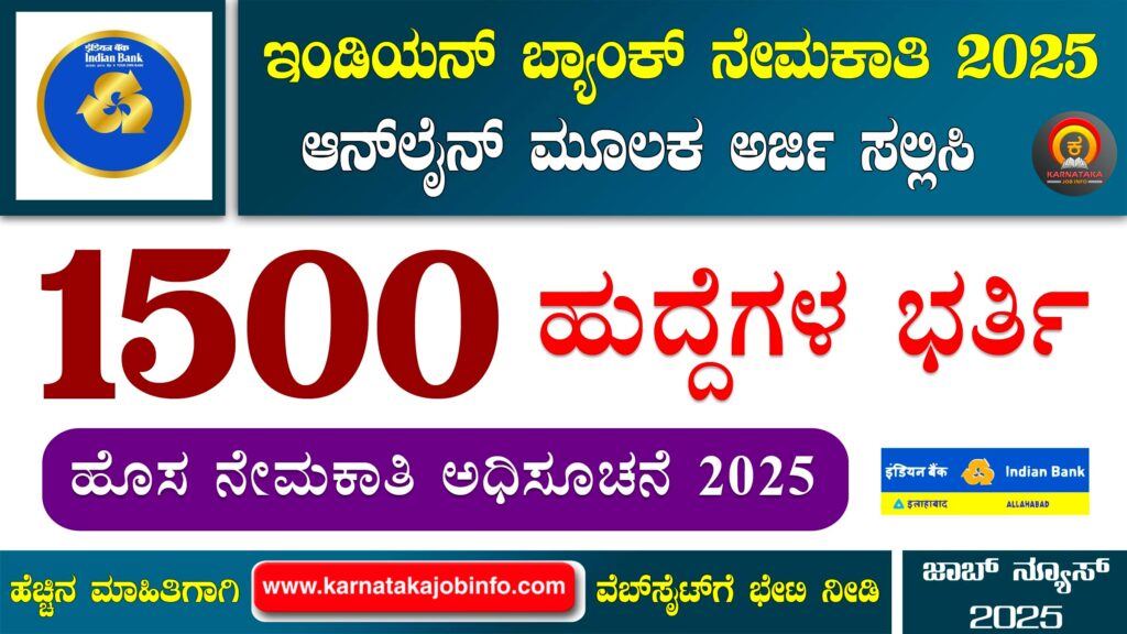 Indian Bank Apprentice Recruitment 2025