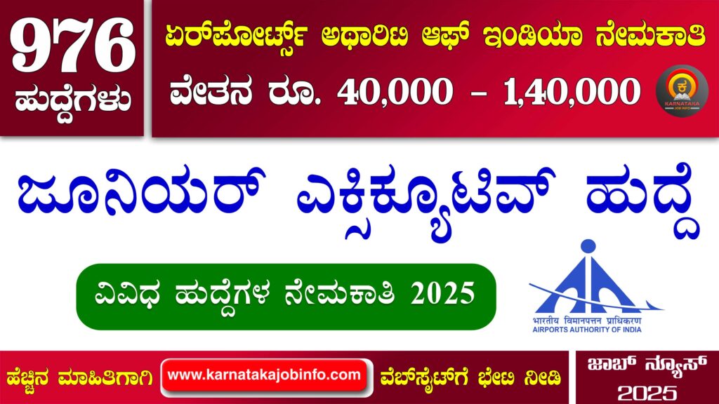 AAI Junior Executive Recruitment 2025