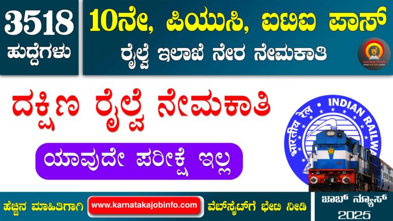 Southern Railway Recruitment 2025