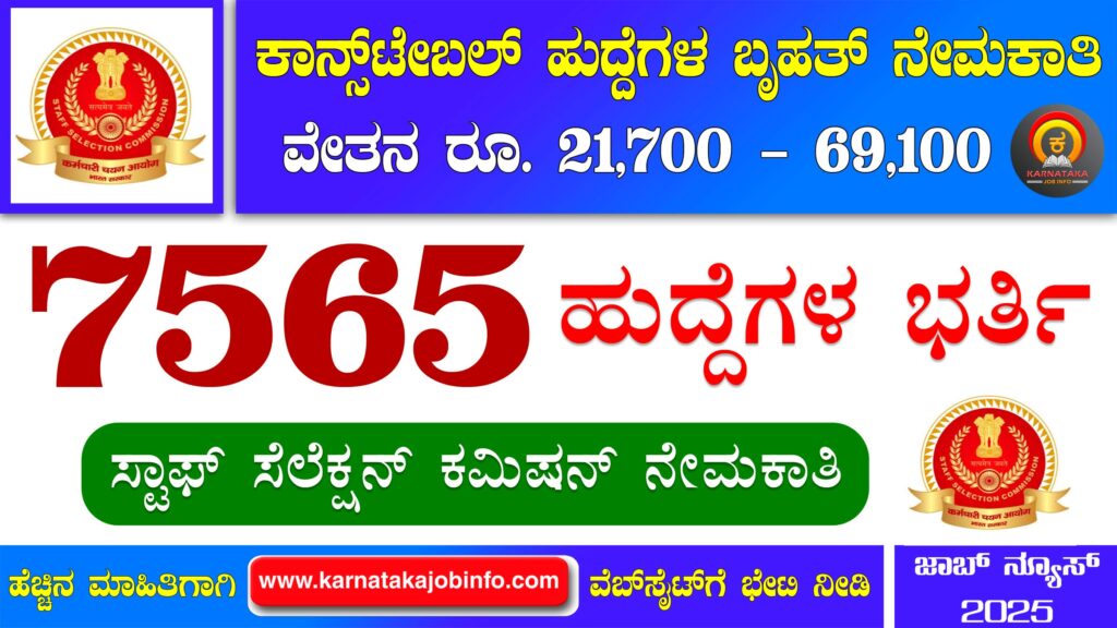 SSC Constable Recruitment 2025