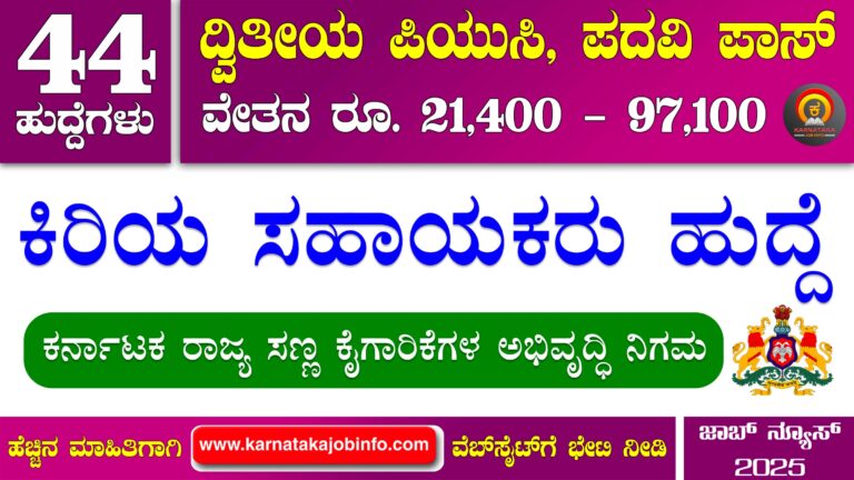 KEA KSSIDC Recruitment 2025