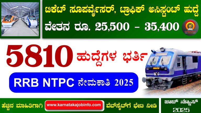 RRB NTPC Graduate Recruitment 2025