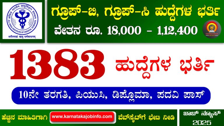 AIIMS Recruitment 2025