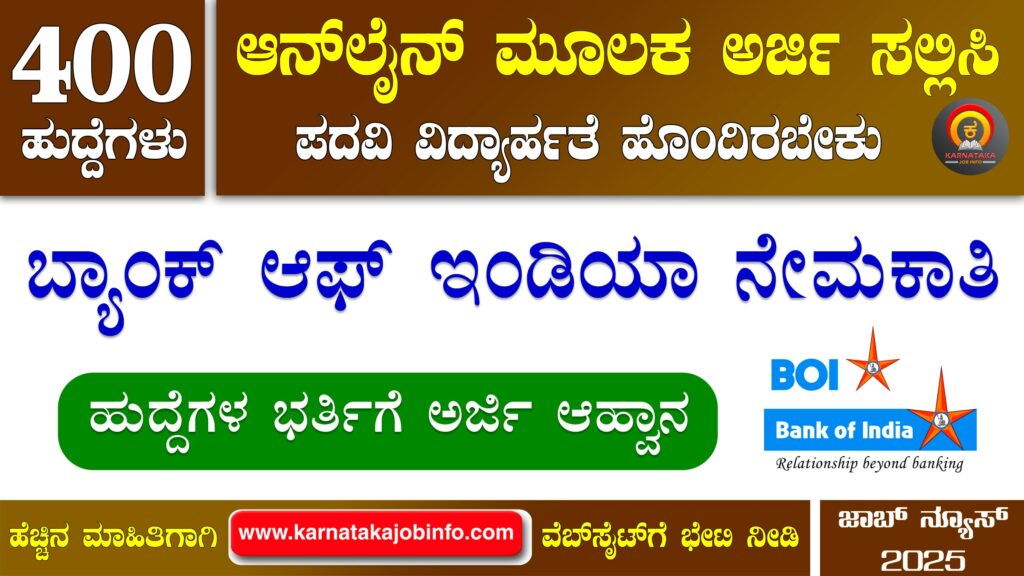 BOI Apprentice Recruitment 2025