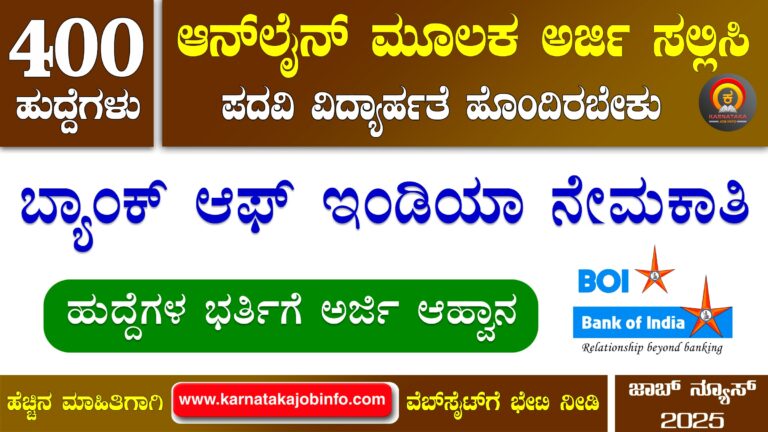 BOI Apprentice Recruitment 2025