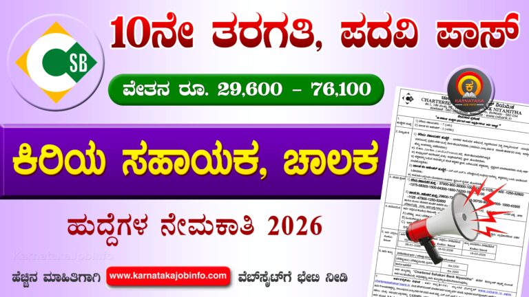 Chartered Sahakari Bank Recruitment 2026