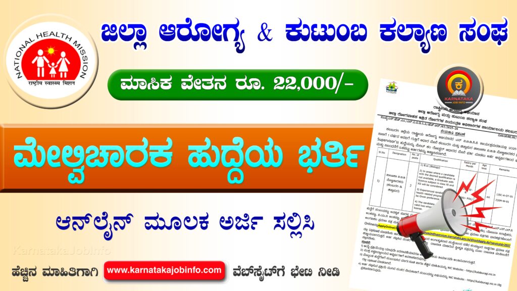 DHFWS Kalaburagi Recruitment 2026
