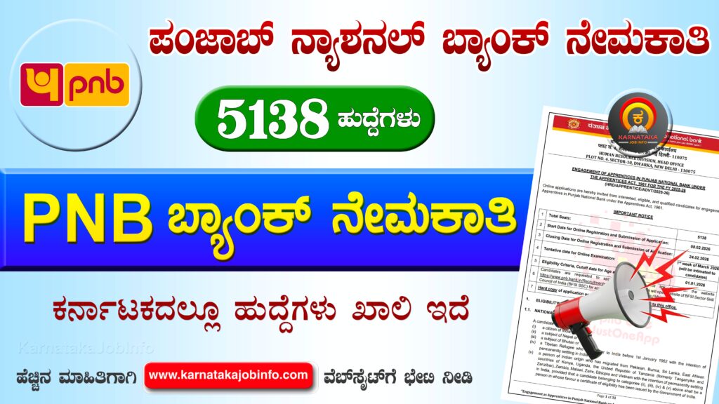 Punjab National Bank Apprentice Recruitment 2026