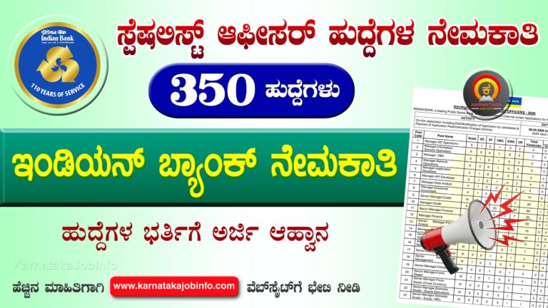 Indian Bank SO Recruitment 2026